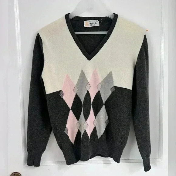 Pringle of Scotland Argyle Lambswool Sweater - Picture 1 of 3
